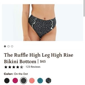 Summersalt high rise ruffle bikini bottom